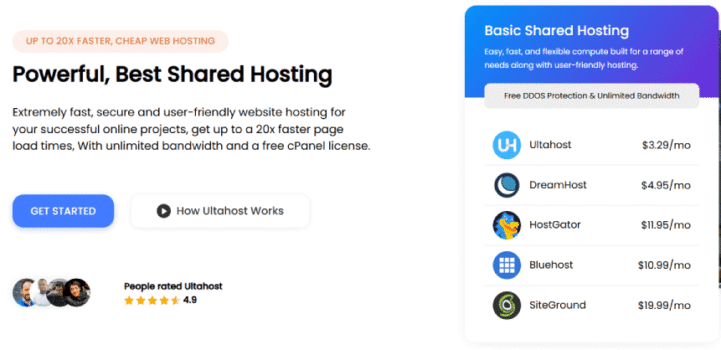 لماذا استضافة ultahost افضل من hostinger في 2025