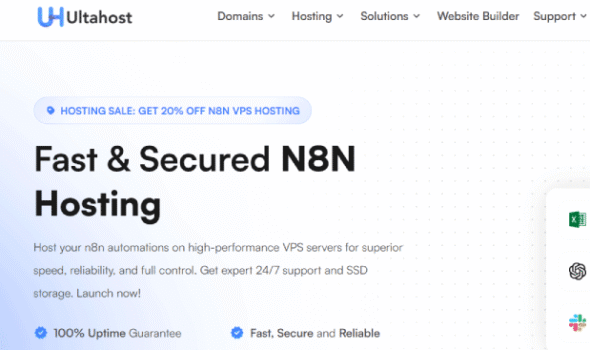 استضافة التاهوست n8n