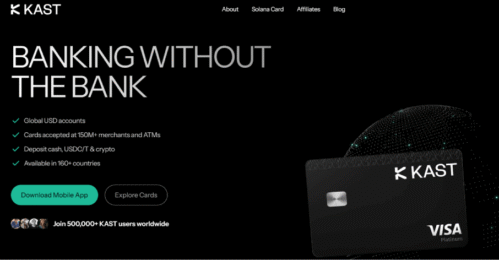 <strong>اطلب فيزا Kast مجاناً واحصل على 1000 نقطة هدية!</strong>